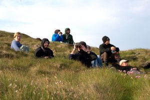 Whale watching from a West Cork Headland