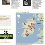 Citizen Science in action: interactive Biology.ie sightings map on the IWT homepage