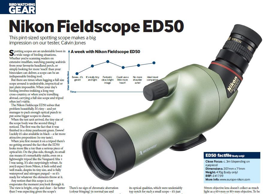 Nikon Fieldscope ED50 Review | Ireland's Wildlife