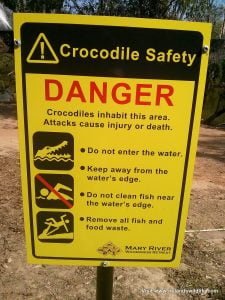 Croc Sign, Northern Territory