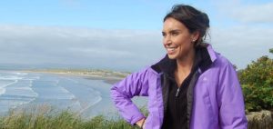 Presenter Christine Bleakly hilighting Wild Ireland