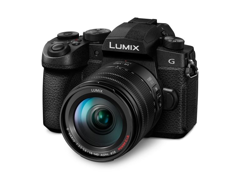LUMIX G90 with kit lens